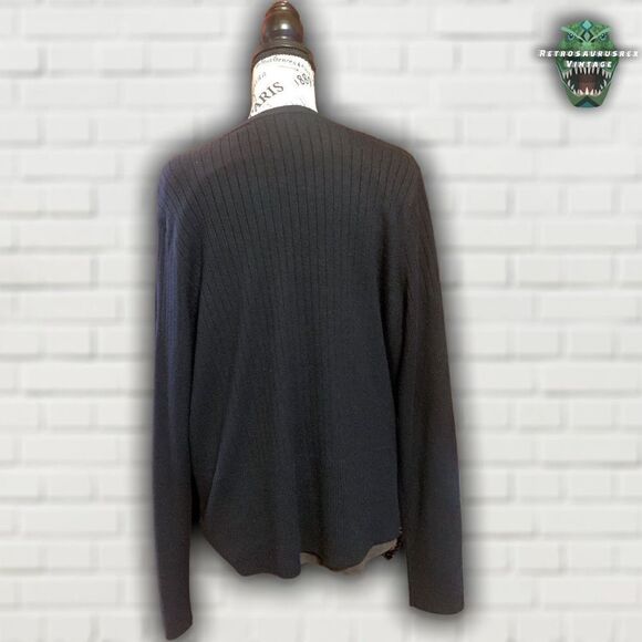 TORRID Vintage Y2K Velvet Tie Glitter Lightweight Ribbed Cardigan Layering Sweat - Picture 2 of 10